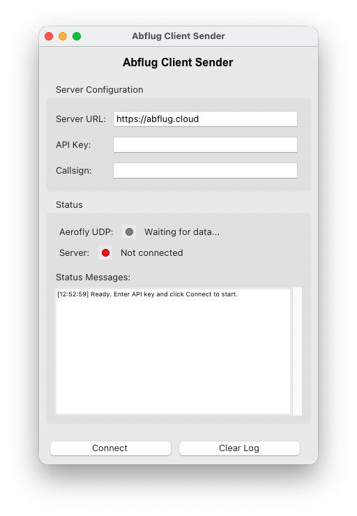 Abflug Client Disconnected